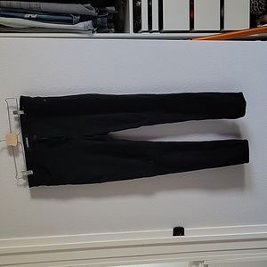 Express skinny black jeans distressed knees